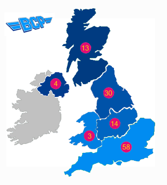 Car parks from BCP across the UK